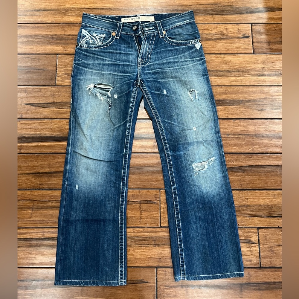 Men’s Big Star boot cut jeans- Size 31R - length hemmed to 30”